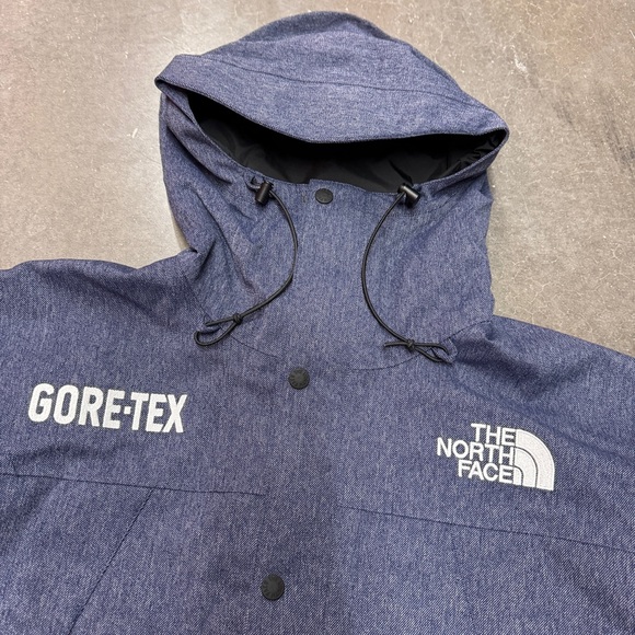 the north face men's gtx mountain jacket in denim - Picture 2 of 7